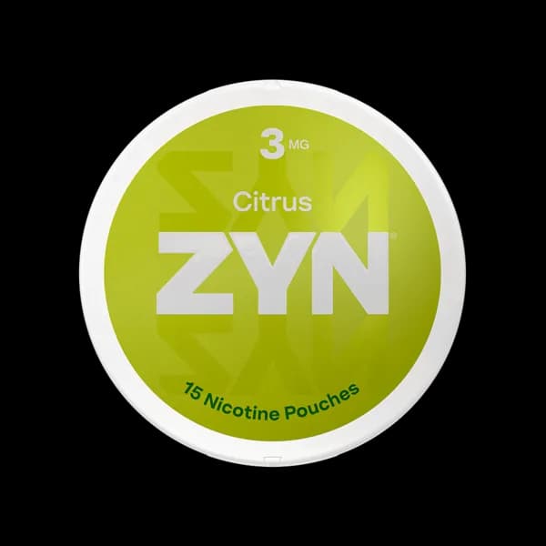 ZYN Citrus 3mg nicotine pouch can (image: official brand site)