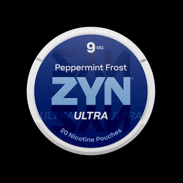 ZYN Ultra Peppermint 9mg nicotine pouch can (image: official brand site)