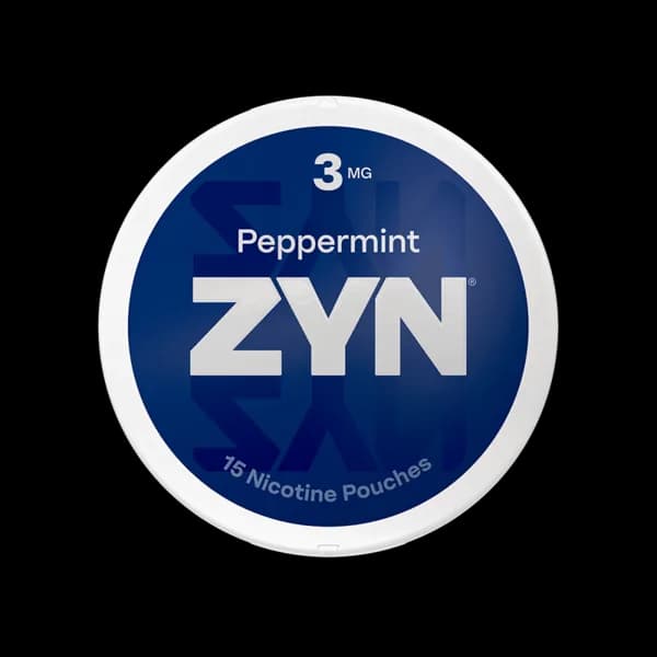 ZYN Peppermint 3mg nicotine pouch can (image: official brand site)