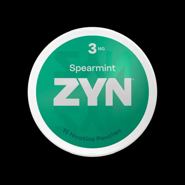 ZYN Spearmint 3mg nicotine pouch can (image: official brand site)