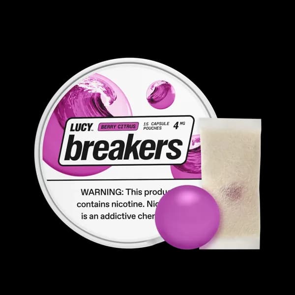 Lucy Breakers Berry Citrus 4mg nicotine pouch can