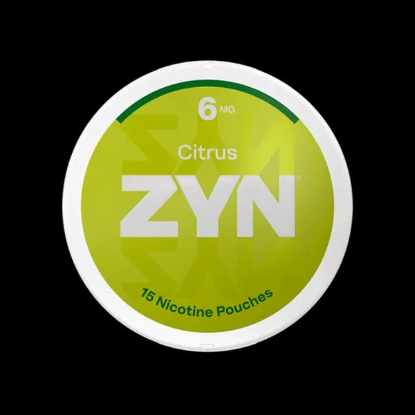 ZYN Citrus 6mg nicotine pouch can (image: official brand site)