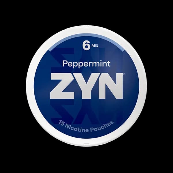 ZYN Peppermint 6mg nicotine pouch can (image: official brand site)